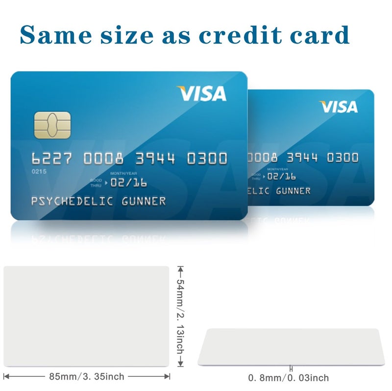 Timeskey NFC Card Ntag215 NFC Tags 200pcs NFC 215 Cards Blank NFC Cards NFC Business Card NFC 215 Tags NFC Chips 504 Bytes of Memory Suitable for All Mobile Devices That Support NFC - Image 2